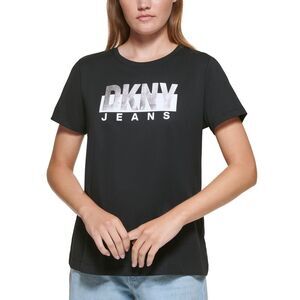 DKNY Jeans Metallic Logo T-Shirt